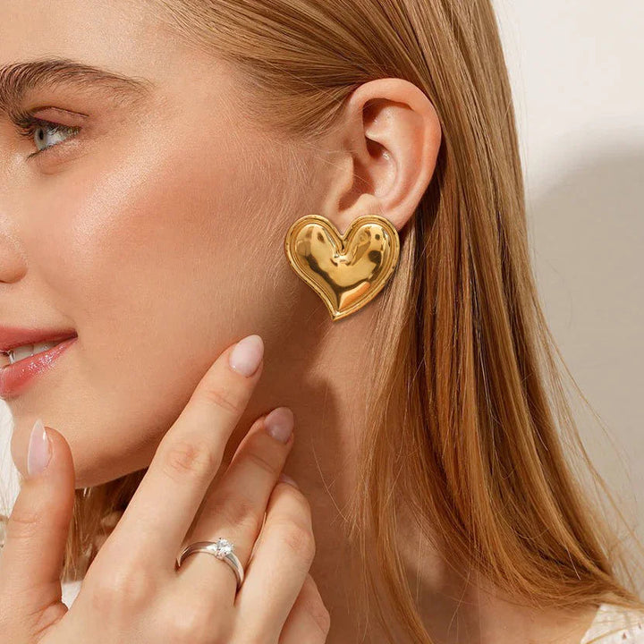 Liora Gold Herz Ohrringe