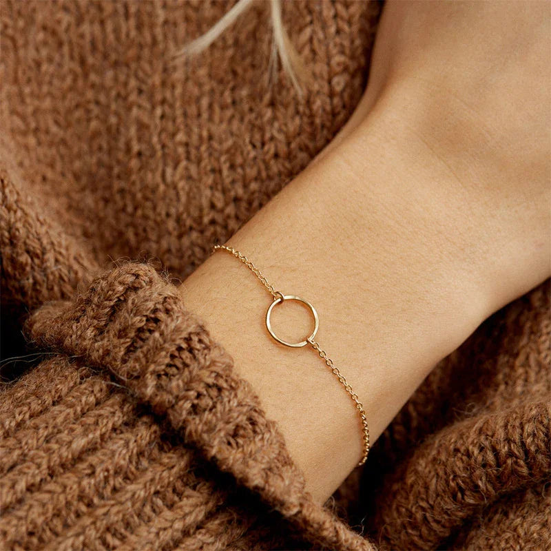 Bracelet créole en or Dalia