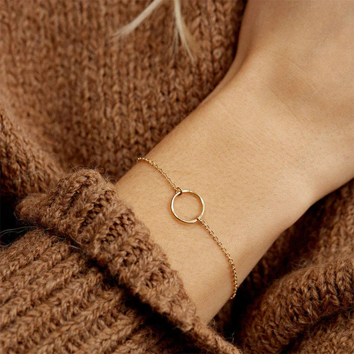 Bracelet créole en or Dalia
