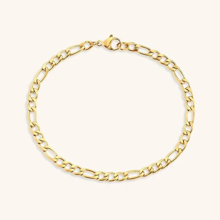 Saturn-Goldkettenarmband