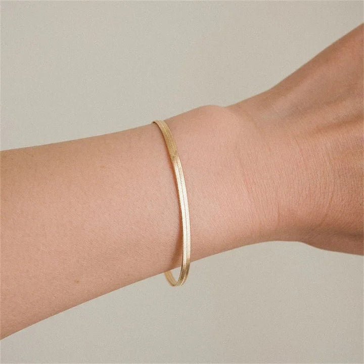 Vida Gold Fischgrätenarmband
