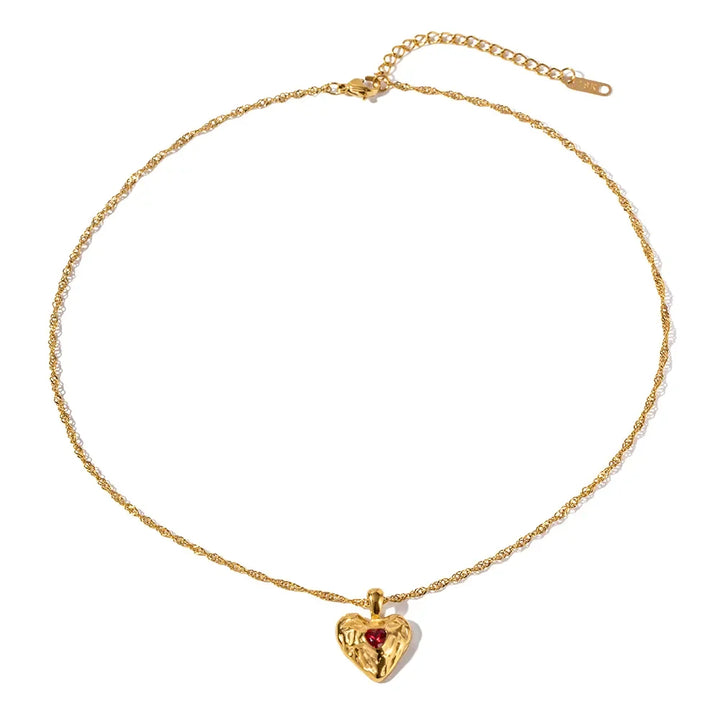 Vesper Gold Herz Halskette