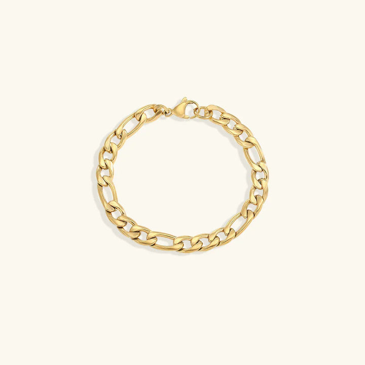 Saturn-Goldkettenarmband
