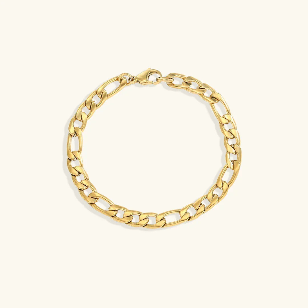 Saturn-Goldkettenarmband