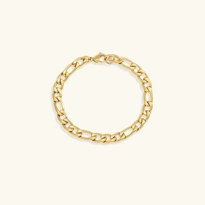 Saturn-Goldkettenarmband