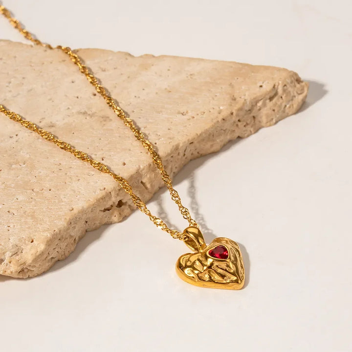 Vesper Gold Herz Halskette