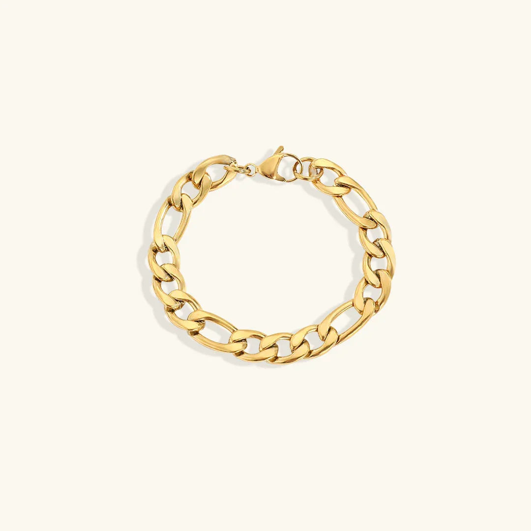 Saturn-Goldkettenarmband