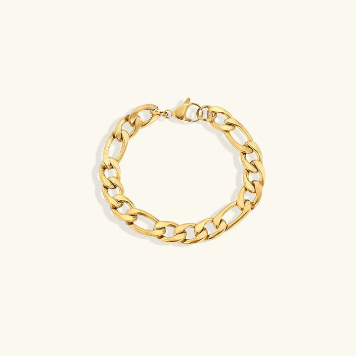Saturn-Goldkettenarmband