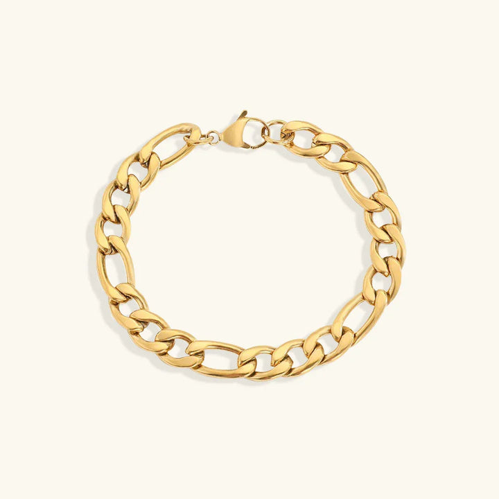 Saturn-Goldkettenarmband