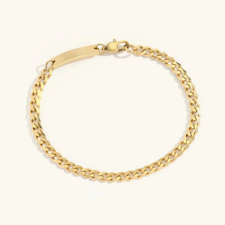 Rosmarin-Goldkettenarmband