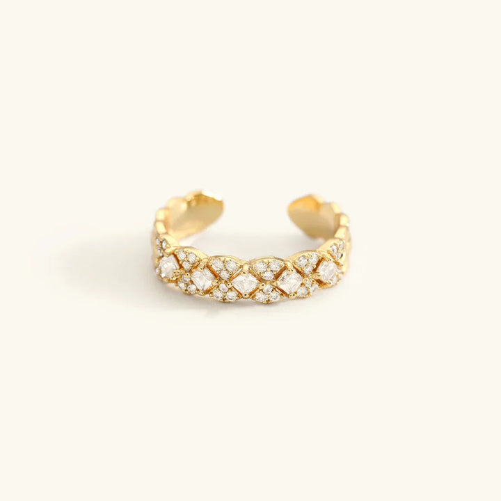 Camille Gold gemusterter Ring