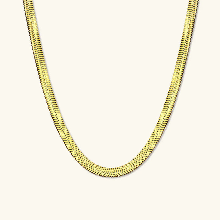 Elysian Gold Fischgrätenhalskette