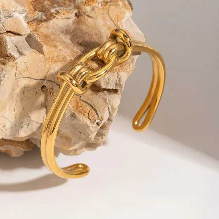 Luce Goldknoten-Armreif
