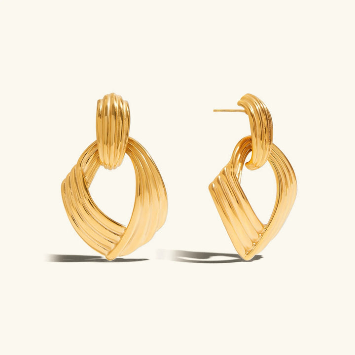 Selma Gold Knoten Ohrringe