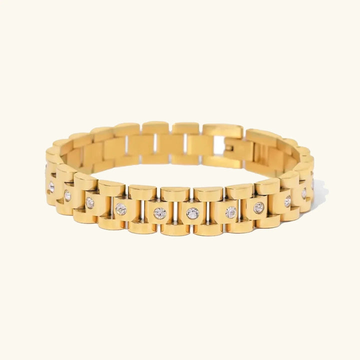 Goldfarbenes Uhrenarmband