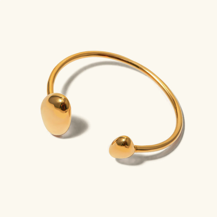 Mallory Minimalistische Goldmanschette
