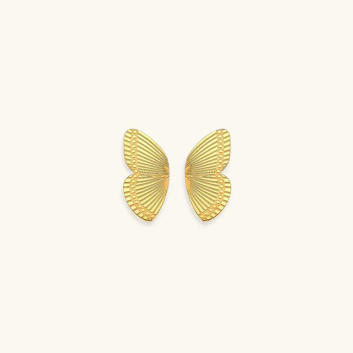 Lila Gold Ohrringe