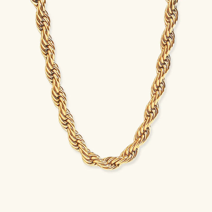 Mila Golden Twist Halskette
