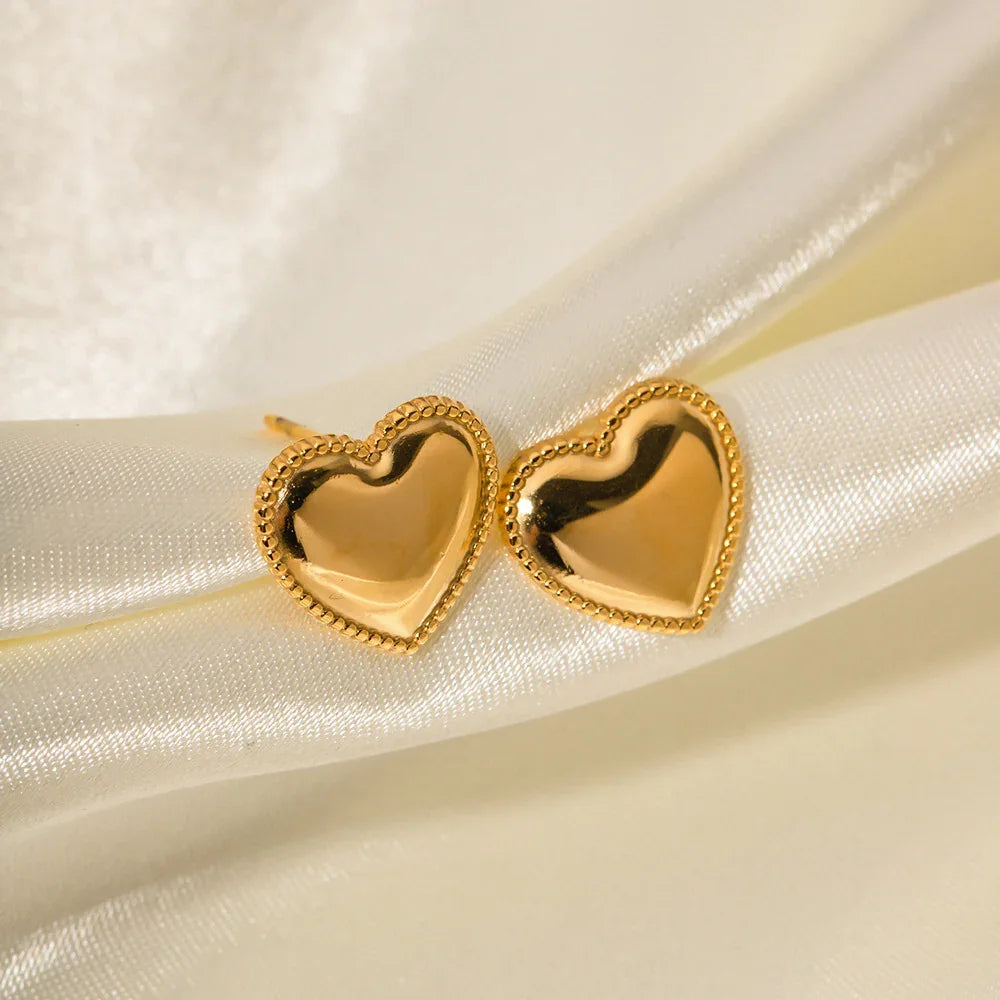 Ruth Herz Gold Ohrringe