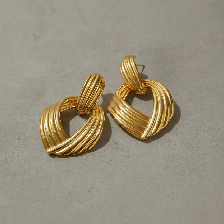 Selma Gold Knoten Ohrringe