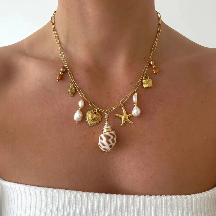 Collier de perles d'eau douce du Pacifique