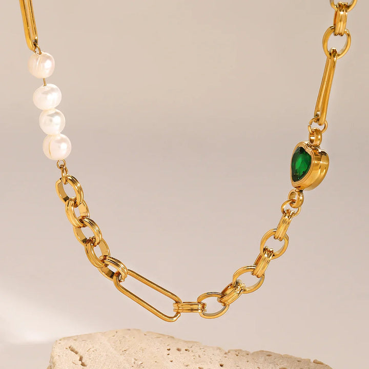 Maddison Perlenkette Goldkette