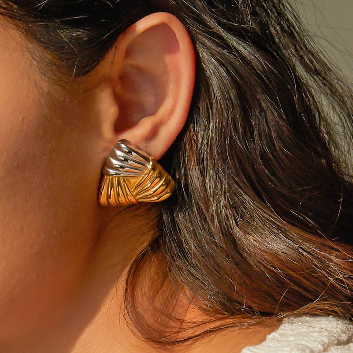 Boucles d'oreilles Brigitte en or