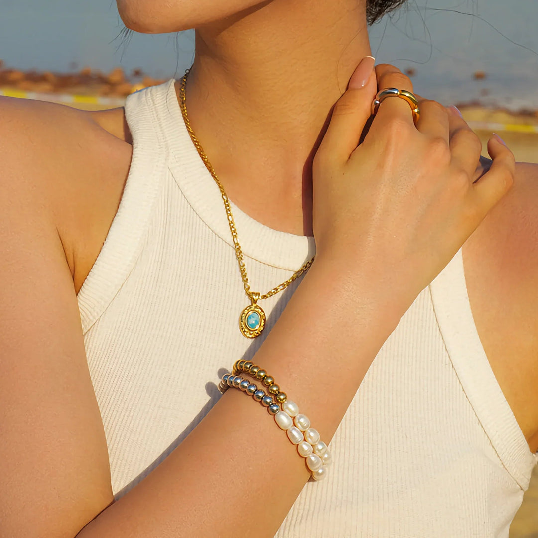 Bracelet de perles d'eau douce Margaux