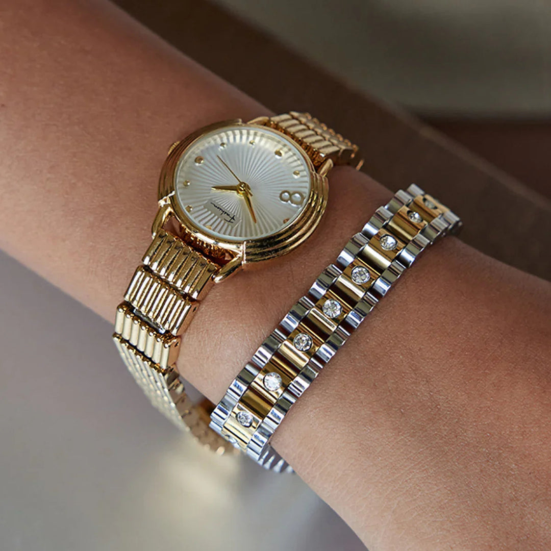 Goldfarbenes Uhrenarmband