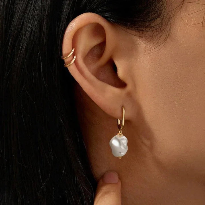 Boucles d'oreilles en perles d'eau douce Denise
