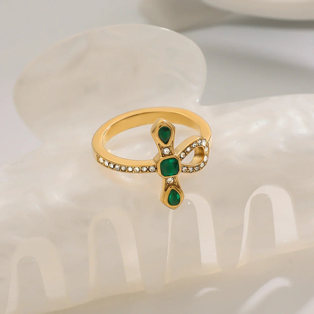 Joy Diamantknoten-Goldring