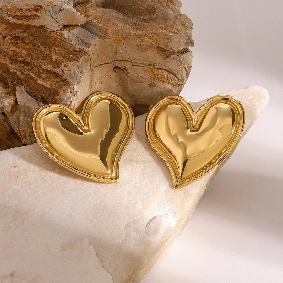 Liora Gold Herz Ohrringe