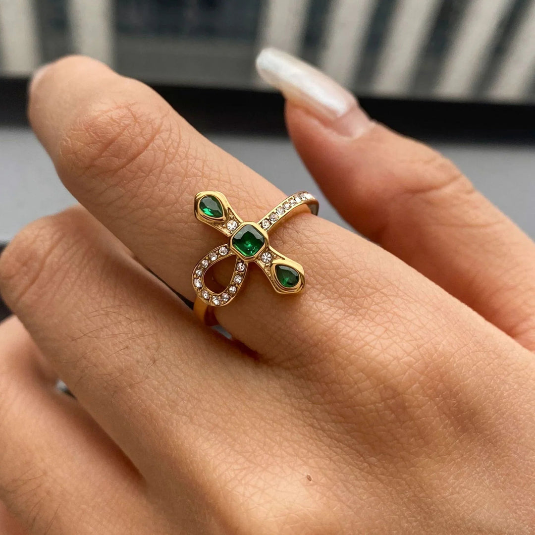 Joy Diamantknoten-Goldring