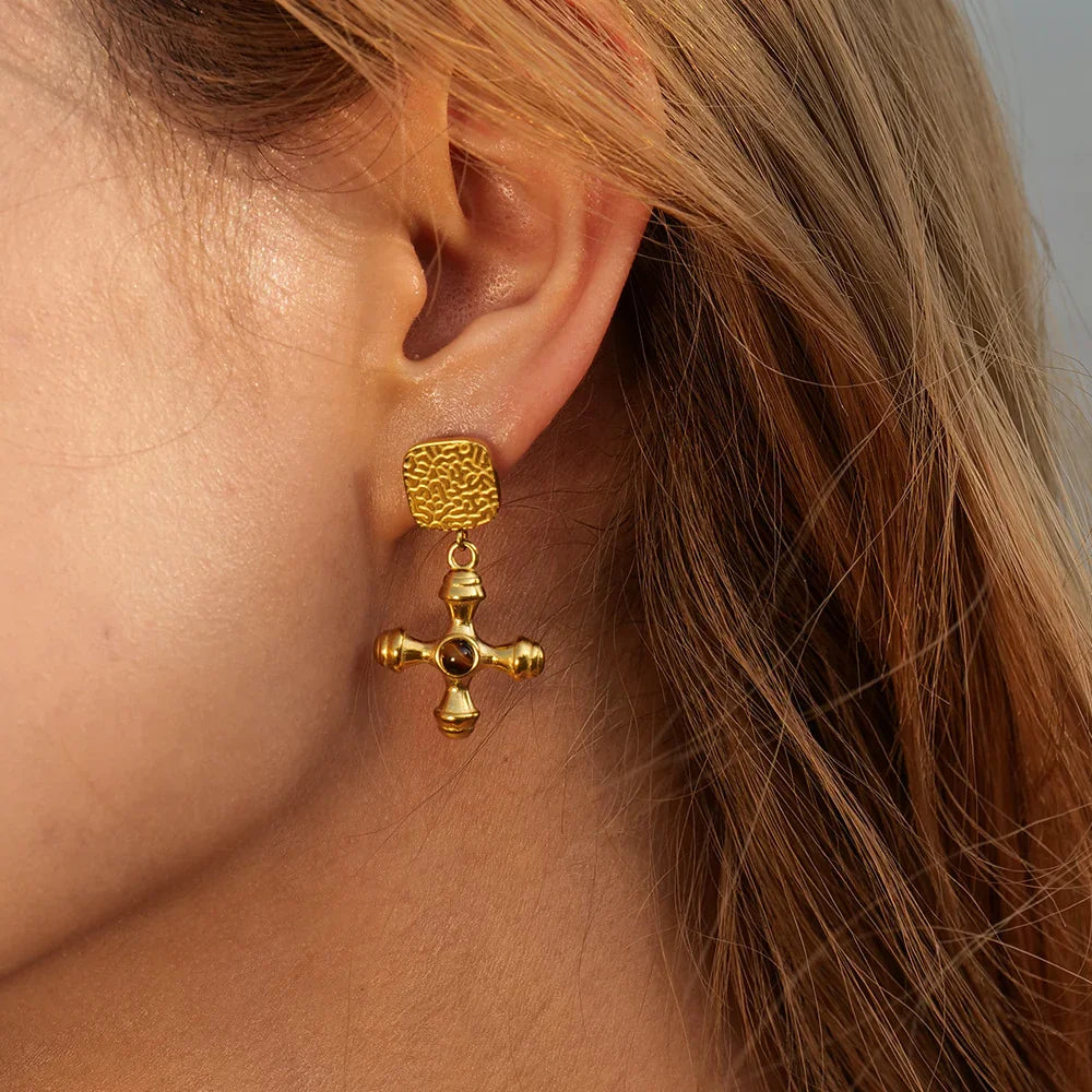 Boucles d'oreilles en or Della