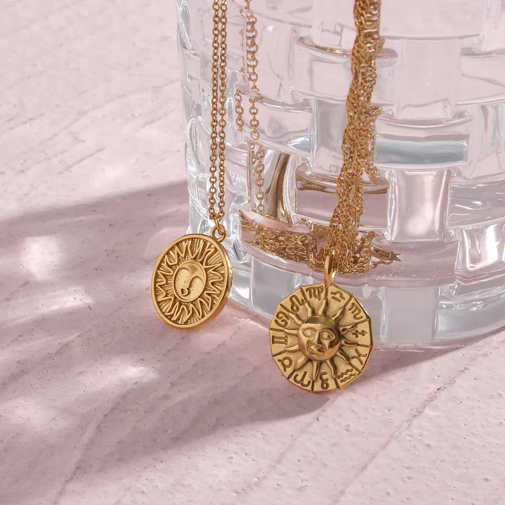 Collier Soleil en or