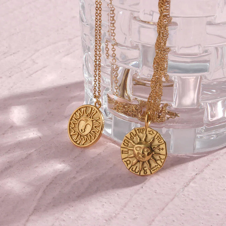 Collier Soleil en or