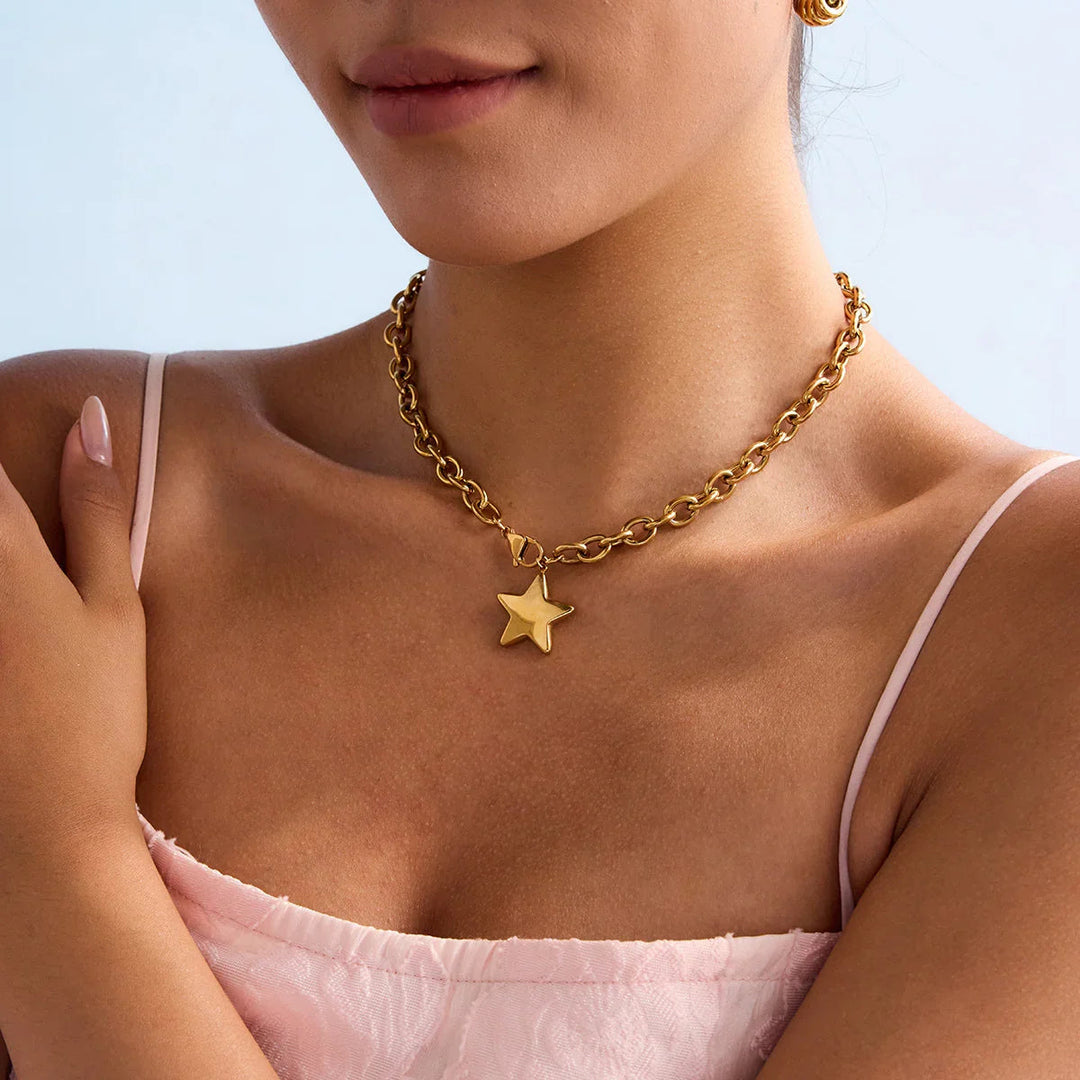 Stellaria Goldstern-Anhänger