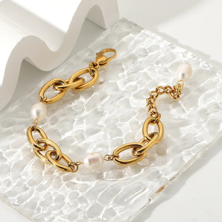 Bracelet de perles d'eau douce Serafina