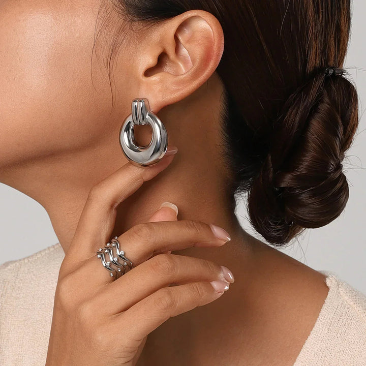 Boucles d'oreilles en argent Lillian