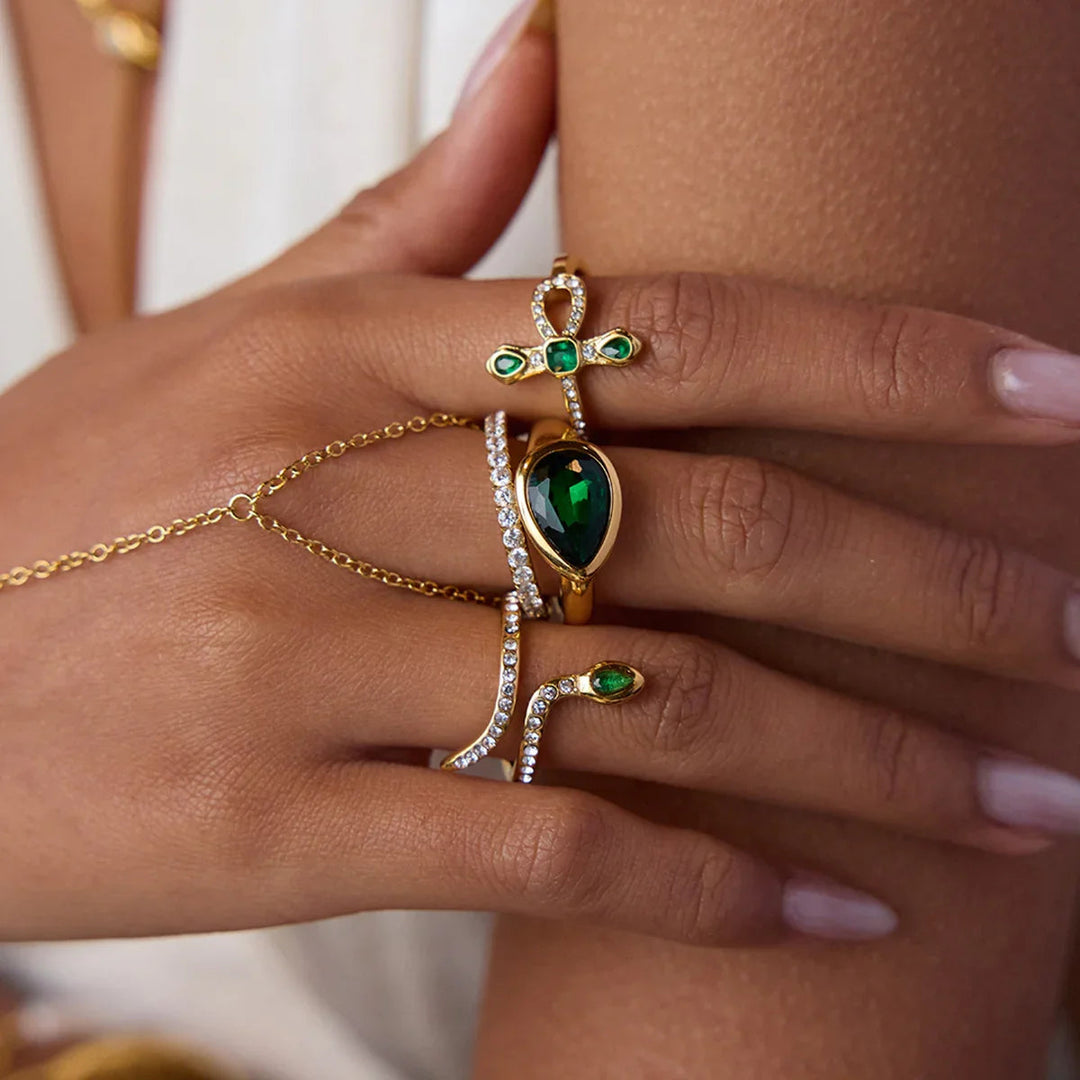 Joy Diamantknoten-Goldring