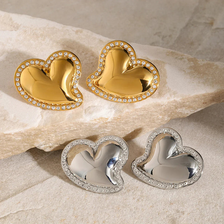 Boucles d'oreilles en or Holly Heart