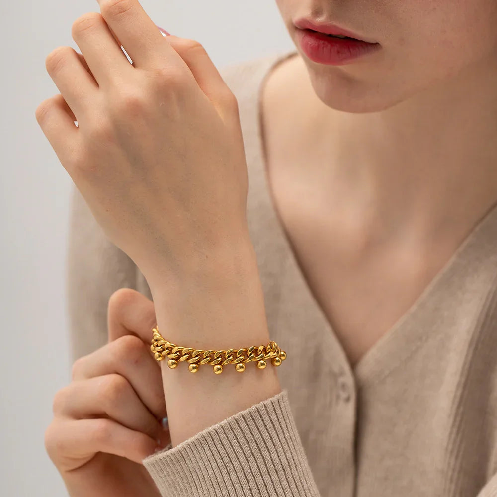 Felicity Goldkettenarmband
