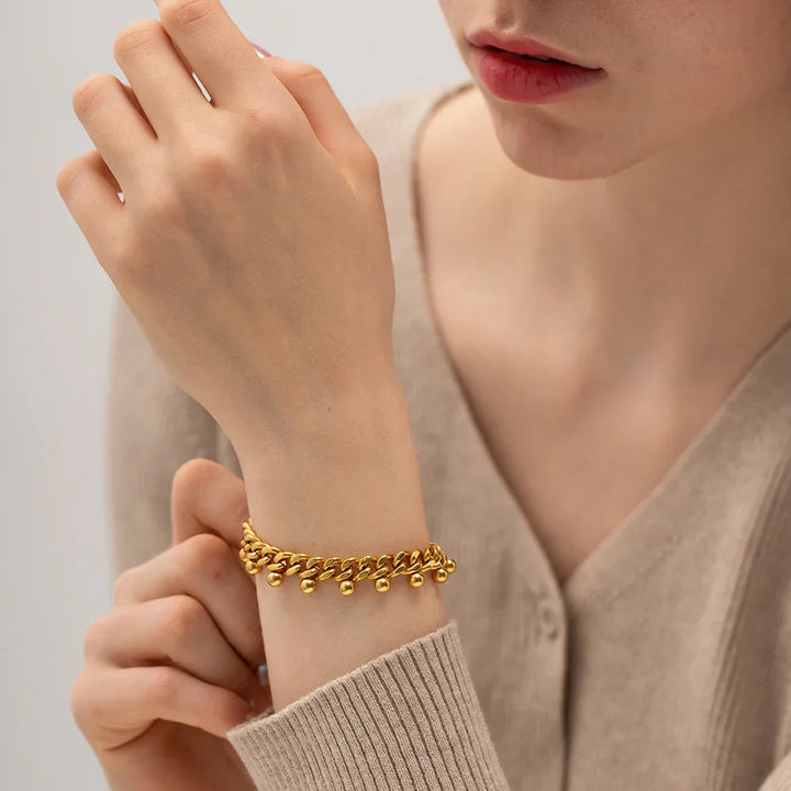 Felicity Goldkettenarmband