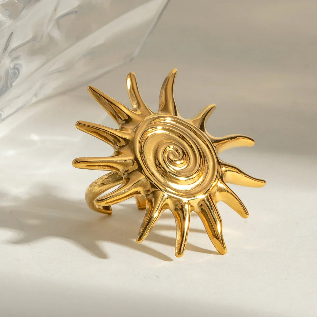 Goldener Sonnenring der Sonnenwende