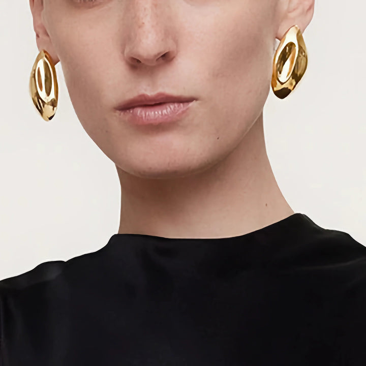 Boucles d'oreilles en or Zinnia