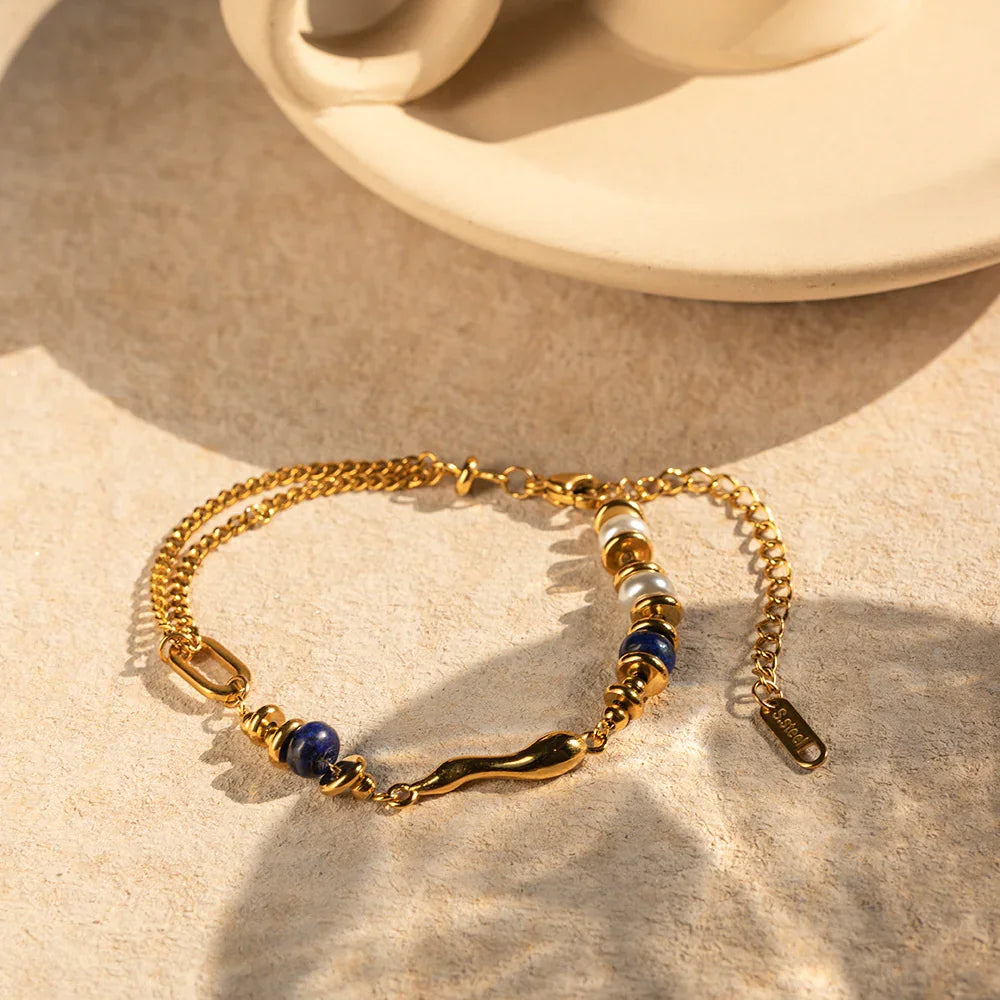 Quintessa Mehrlagiges Perlenarmband