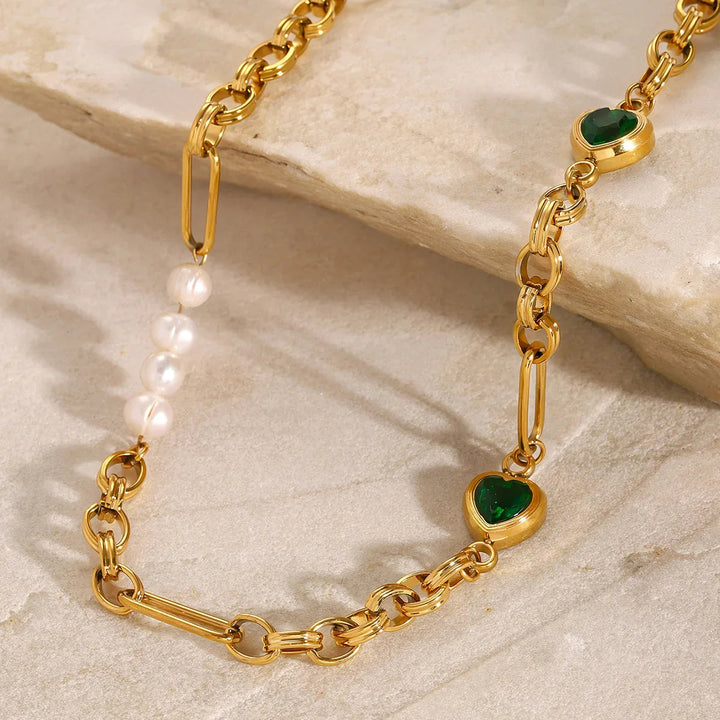 Maddison Perlenkette Goldkette