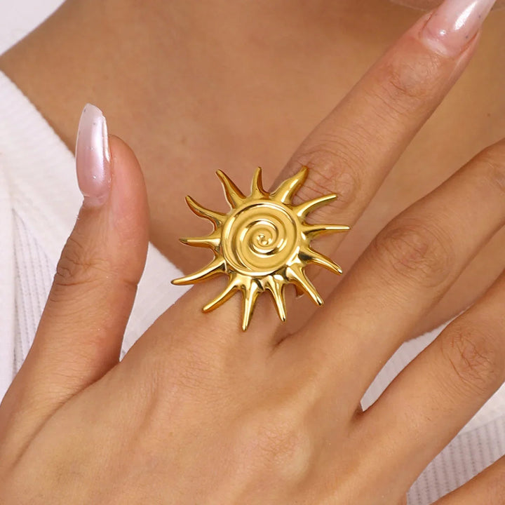 Goldener Sonnenring der Sonnenwende