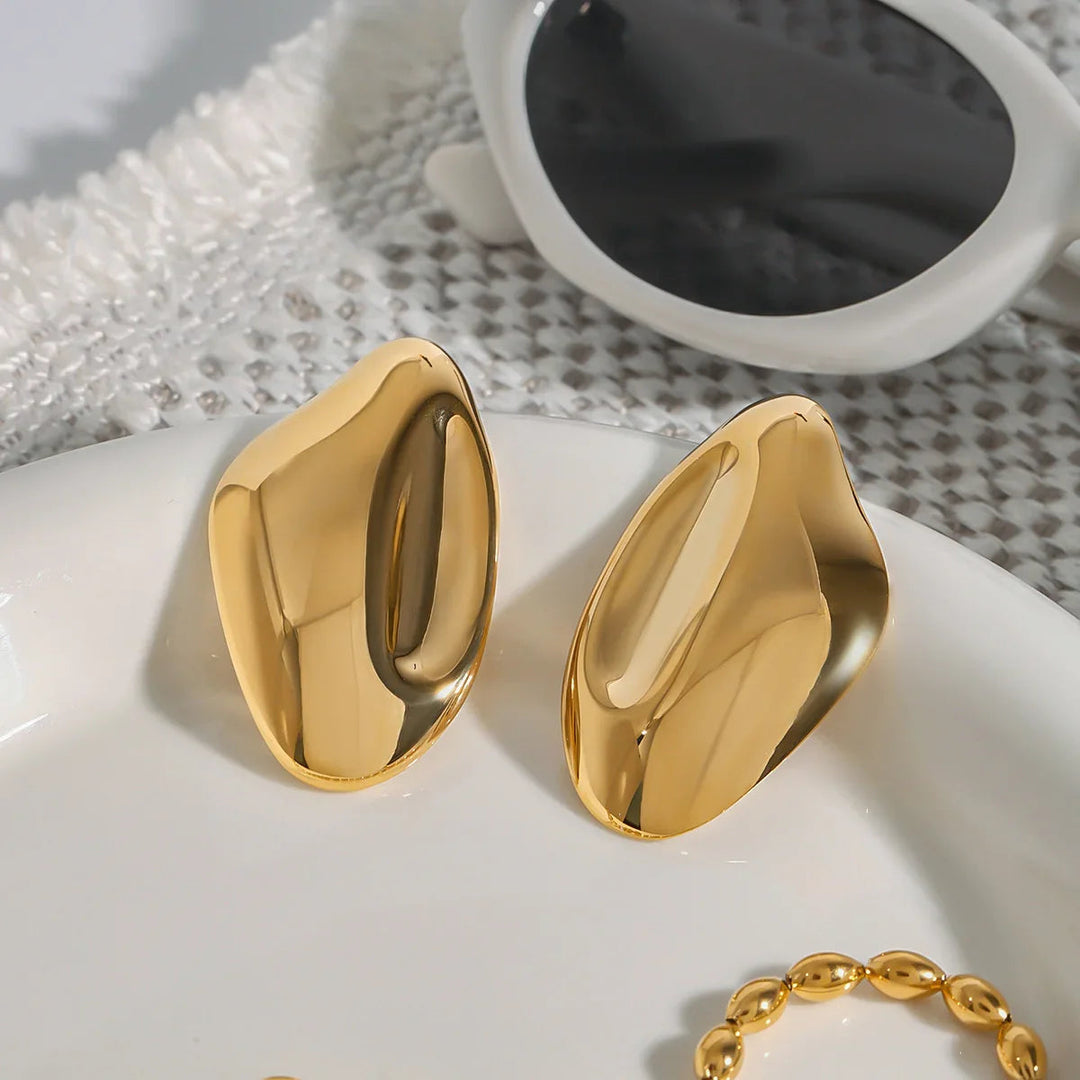 Boucles d'oreilles en or Zinnia