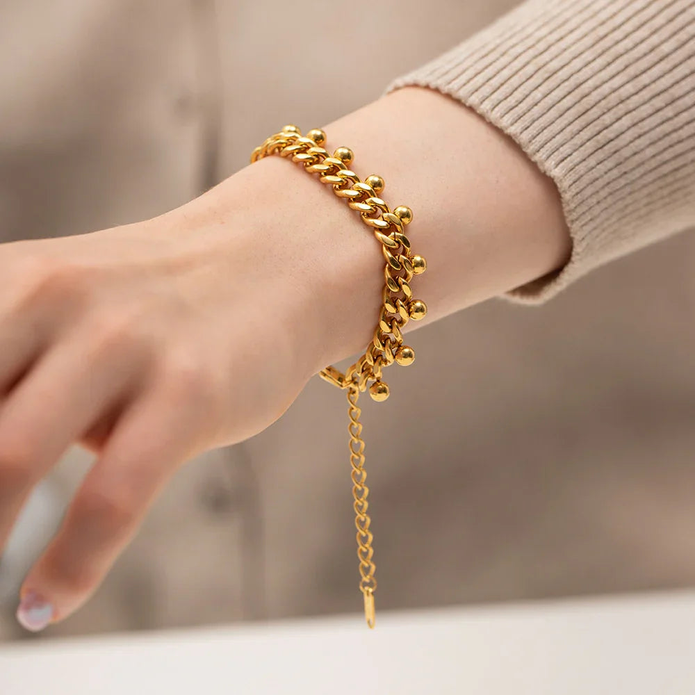 Felicity Goldkettenarmband